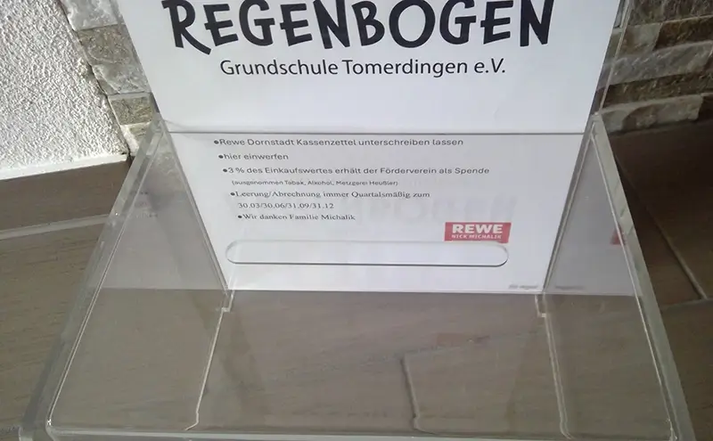 Box für REWE Kassenzettel